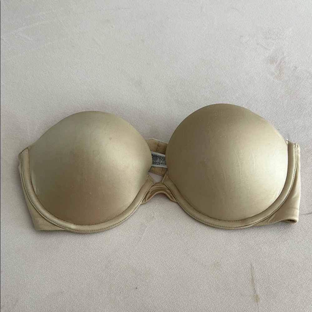 Strapless Tan Bra 32C